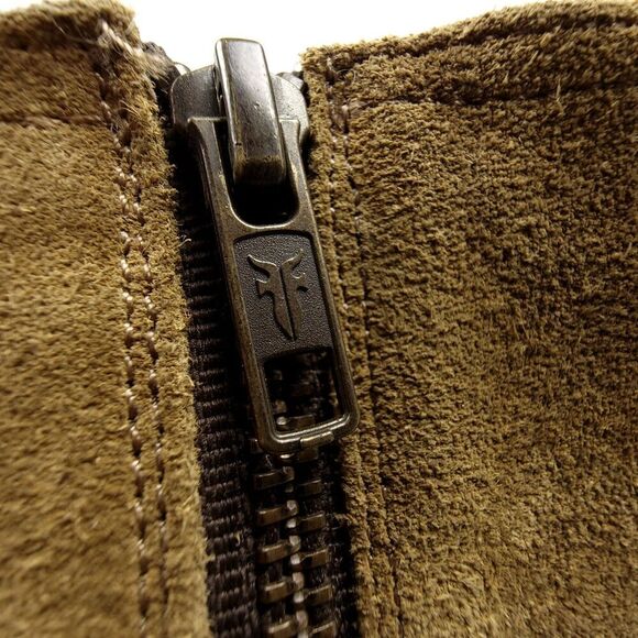 RARE Frye Tan Suede Bowery Lace-Up Desert Combat Military Boots Western 12 Camel - Picture 9 of 9